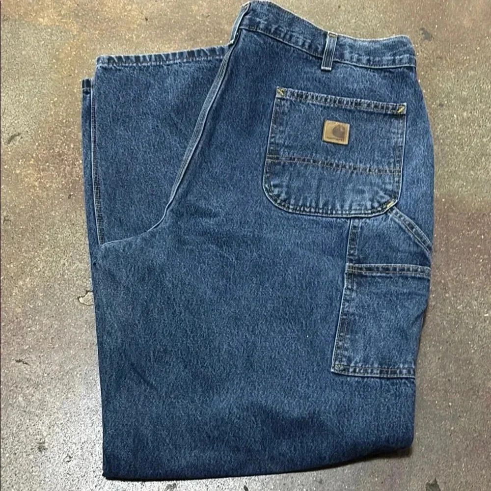 Carhartt Men's Blue Denim Jeans